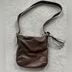 COACH Brown Leather Shoulder Bag